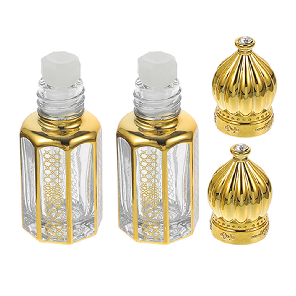 Perfume Fragrance Oil - زجاجتان قابلتان لإعادة التعبئة سعة 3