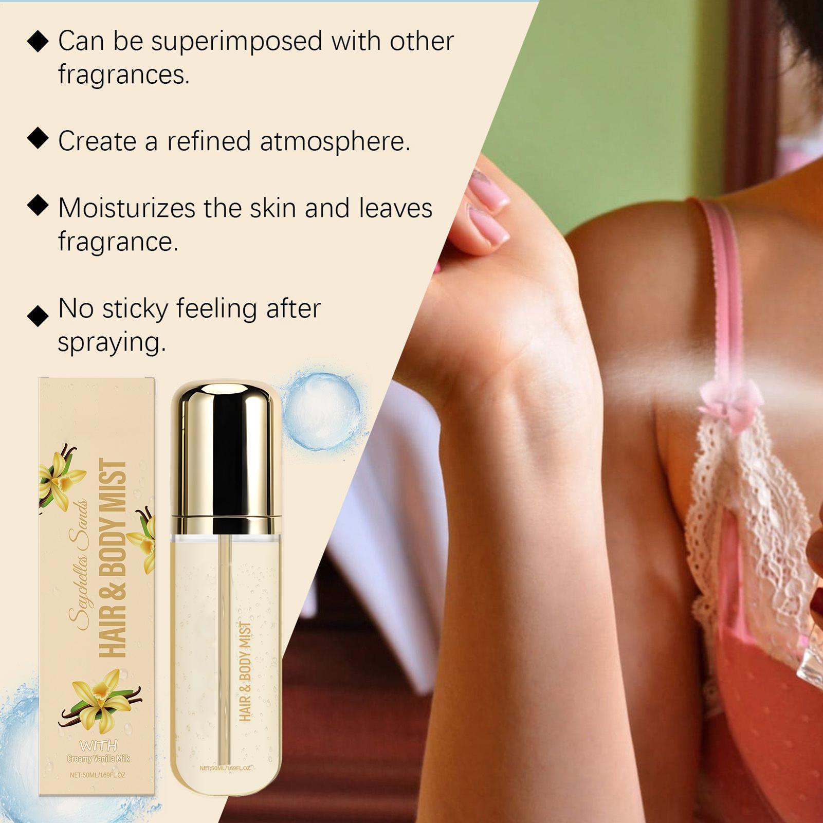 Perfume Fragrance Hair Spray - عطر الفانيليا كريم عطر سماوي مستمر