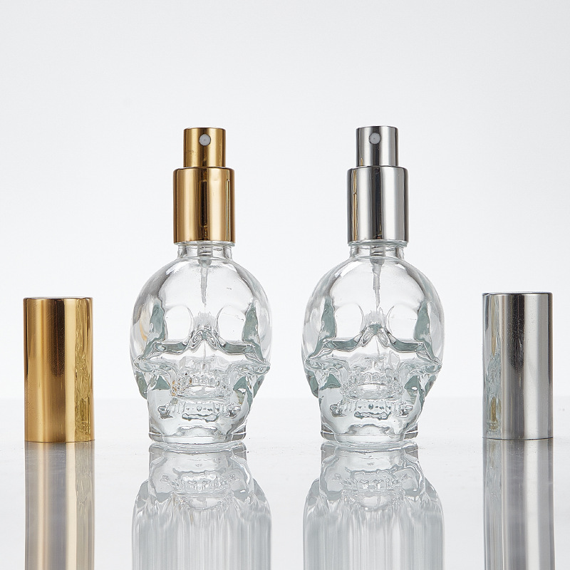 زجاجة رذاذ زجاجية بتصميم جمجمة - مراجعة Perfume Fragrance Story وسعره