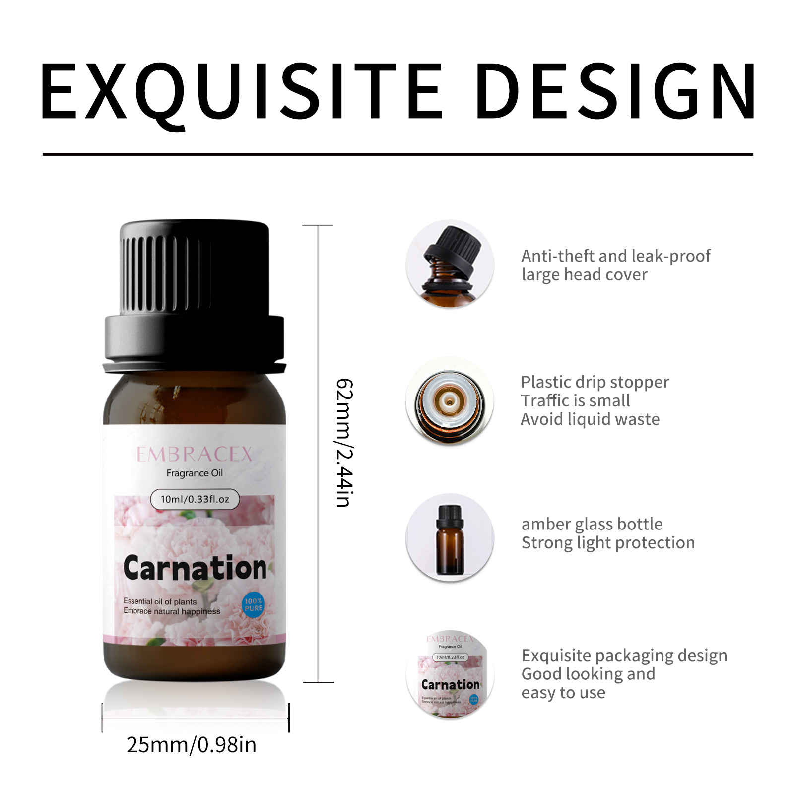 زيت القرنفل العطري 10 مل، زيوت - مراجعة Perfume Fragrance Essence وسعره