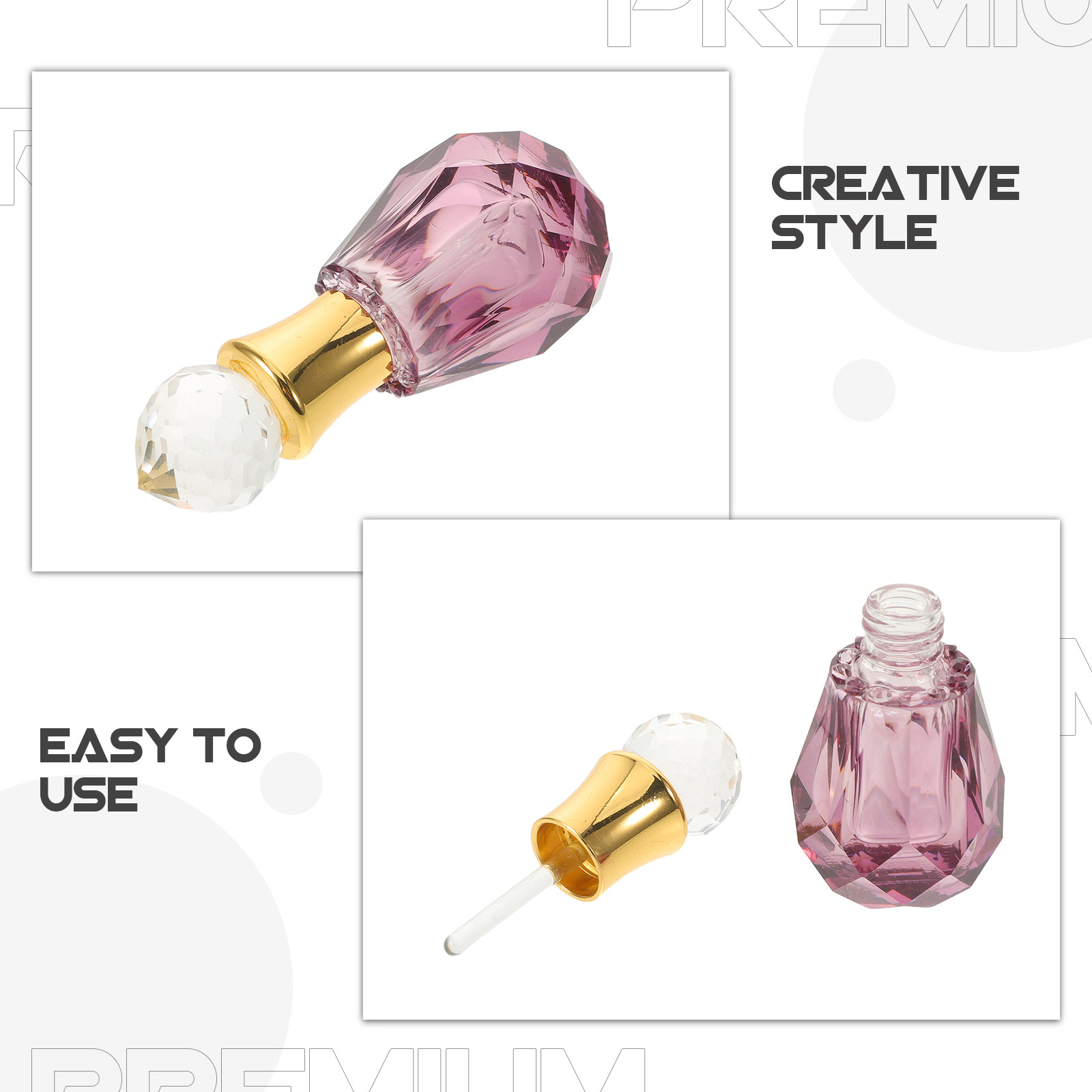 زجاجة عطر فارغة سعة 6 مل مع قط - مراجعة Perfume Fragrance Oil وسعره